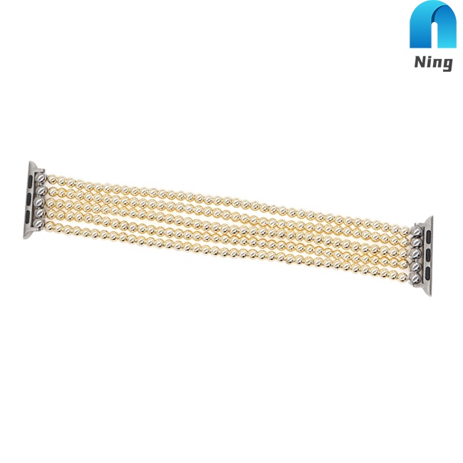 Dây Đeo Chuỗi Hạt Handmade Thoải Mái Thời Trang Cho Đồng Hồ Thông Minh Iwatch