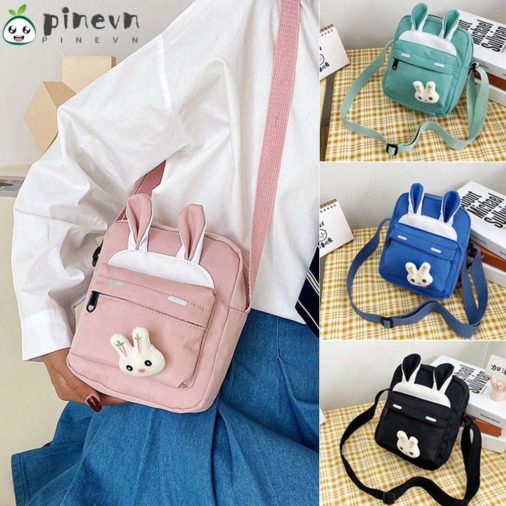 PINEVN Túi Đeo Chéo Đựng Điện Thoại Chống Thấm Nước Hình Thỏ Hoạt Hình Đáng Yêu