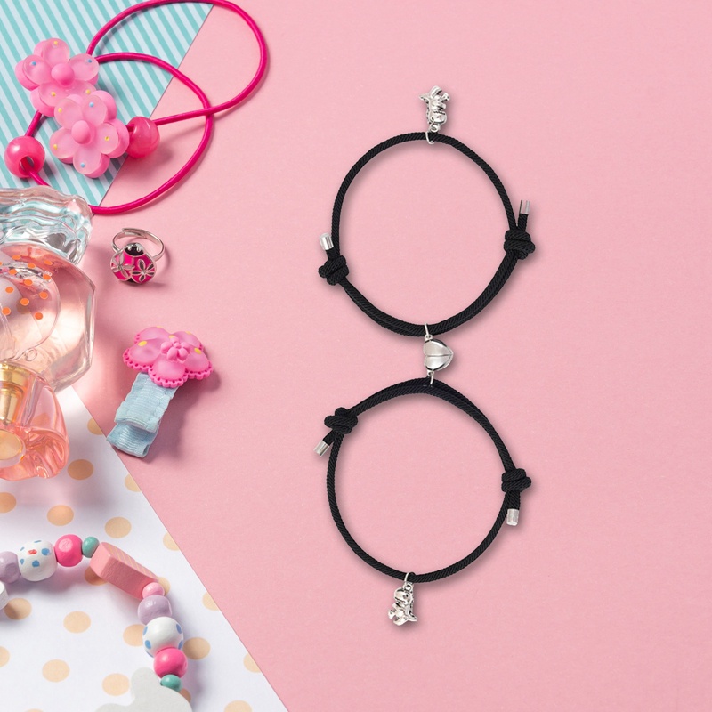 Ygt Set 2 Vòng Tay Chuỗi Hạt Hình Khủng Long Nhỏ Có Thể Điều Chỉnh Kích Cỡ