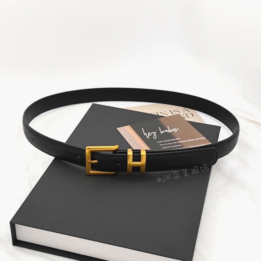 Hàng Có Sẵn! Dây Nịt Da Thật Unisex Thời Trang Chất Lượng Cao