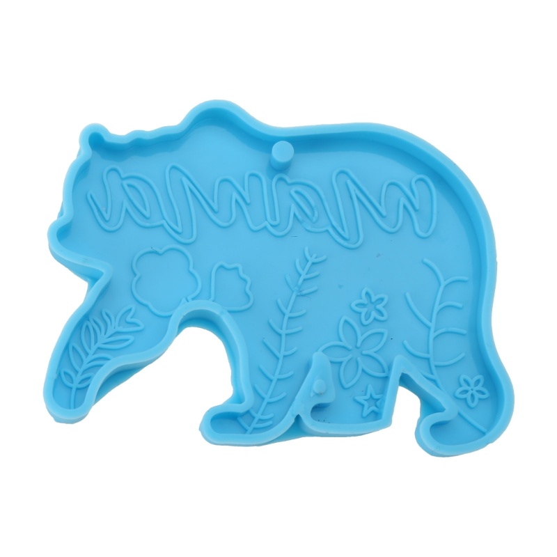 Set 2 Khuôn Nhựa Làm Mặt Trang Sức Hình Voi