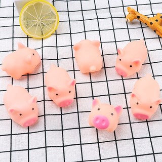 1 đồ chơi bóp chíp tay hình con heo phát ra tiếng kêu