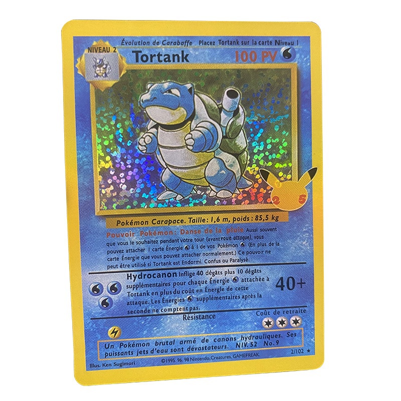 Bộ 54 pokemon thẻ vàng charizard thẻ trò chơi phiên bản tiếng Anhvàng quà tặng sinh nhật đồ chơi trẻ em