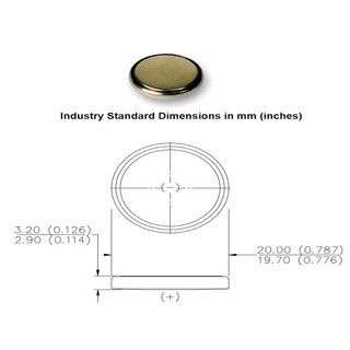 Pin cúc áo 3V CR2032