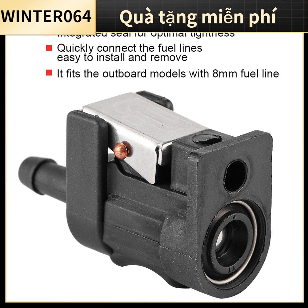 Winter064 2 Cái Đầu Nối Ống Nhiên Liệu Động Cơ Hàng Hải Phù Hợp Cho Yamaha 8Mm Phía Ngoài