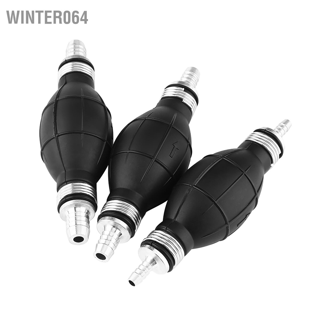 Winter064 Dây chuyền bơm nhiên liệu bằng cao su &amp; nhôm Tay mồi Bóng xăng Xăng cho ô tô Thuyền Marine Outboard