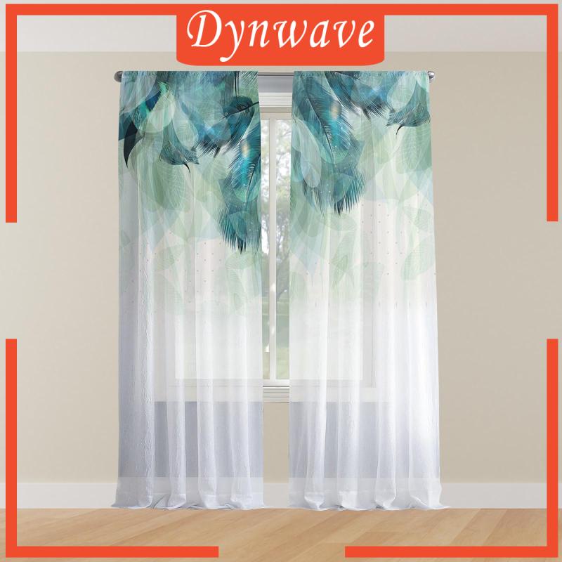 Rèm Cửa Họa Tiết Lông Công Trang Trí Phòng Ngủ