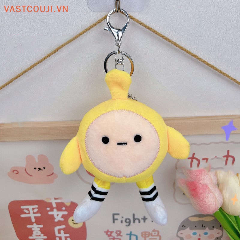 Móc Khóa Hình Thỏ Nhồi Bông Đáng Yêu