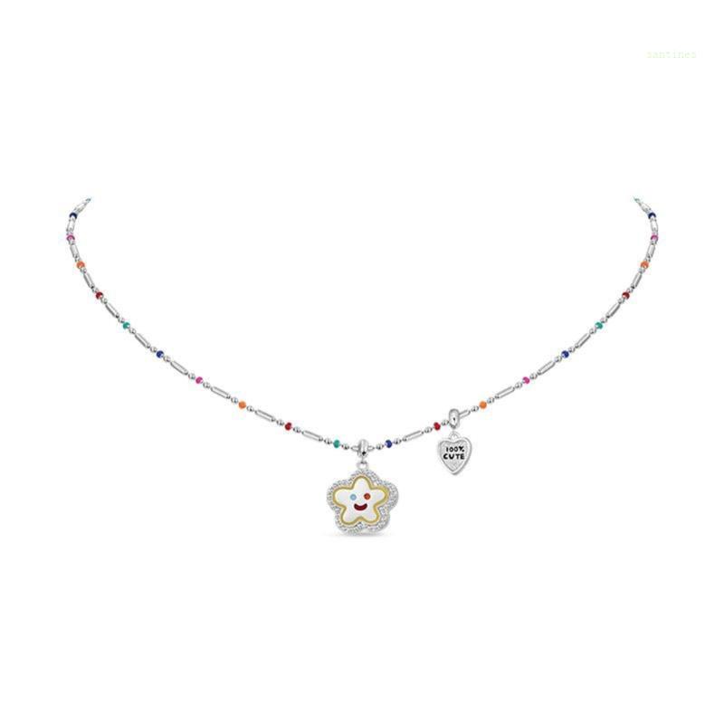 Vòng cổ Mặt Hoa Nhỏ Xinh Xắn Có Thể Điều Chỉnh