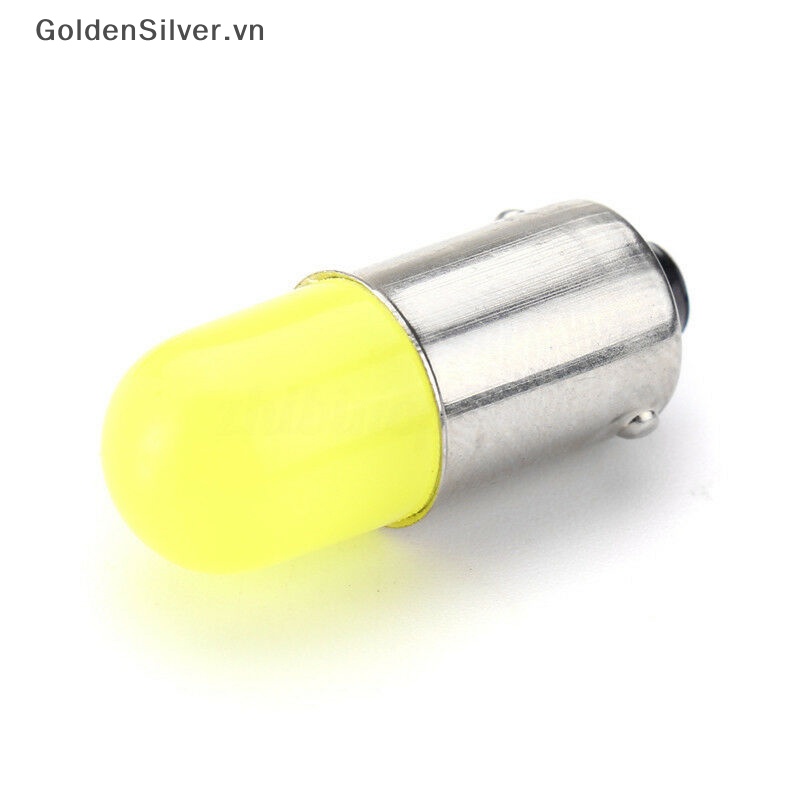 Set 2 Bóng Đèn Xi Nhan Ánh Sáng Vàng Bạc 1156 BA9S P21W COB 12V Cho Xe Hơi