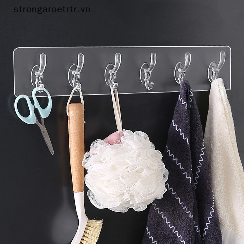 Móc Dán Tường Trong Suốt Không Để Lại Dấu Vết Tiện Dụng
