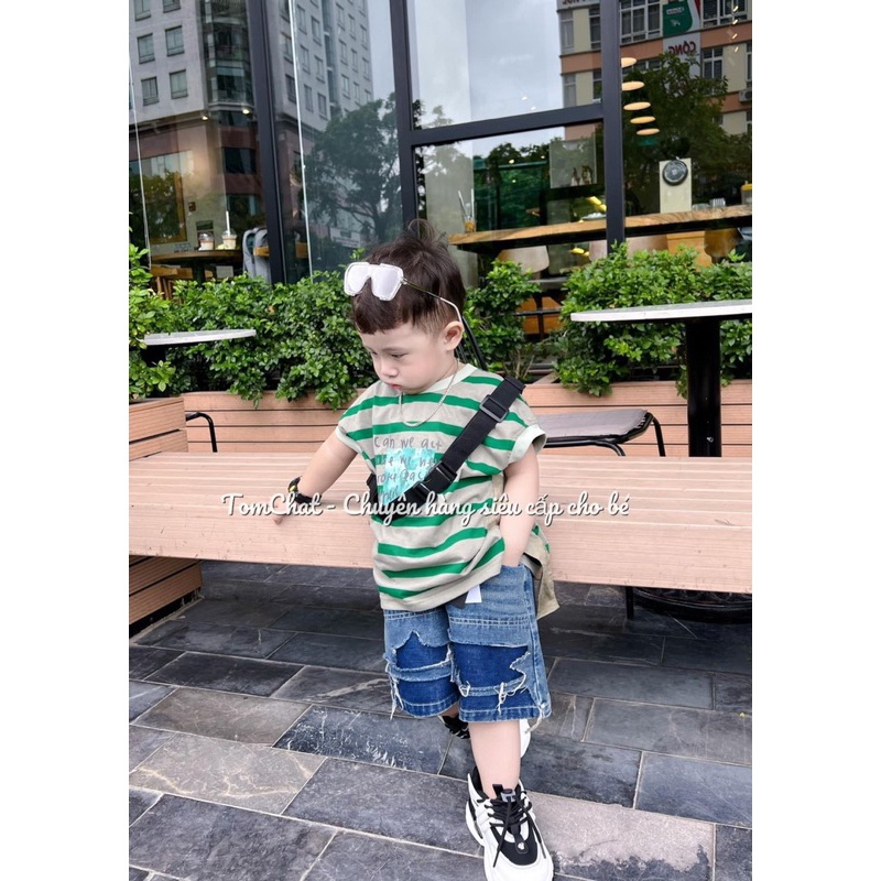 Set bộ jean bé trai cool ngầu