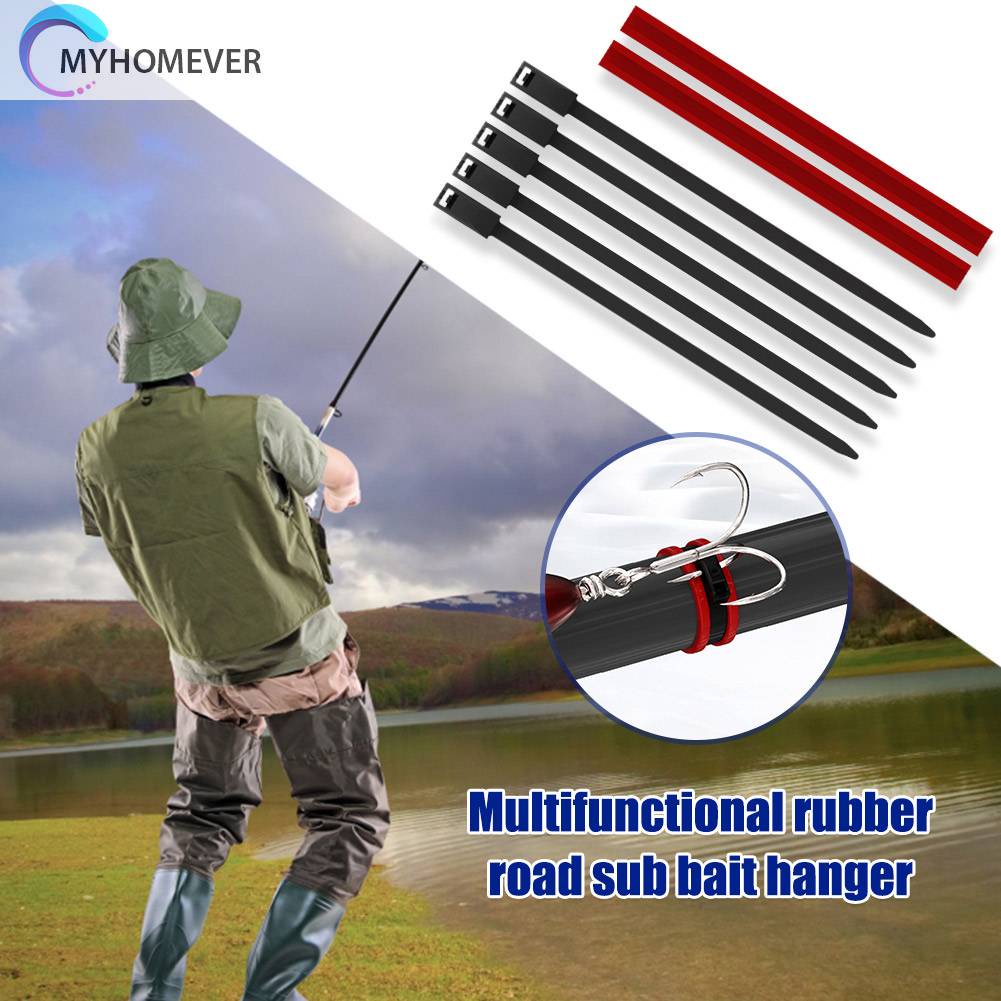 Dây Đai Cố Định Cần Câu Cá Bằng Silicone Nylon Gọn Nhẹ