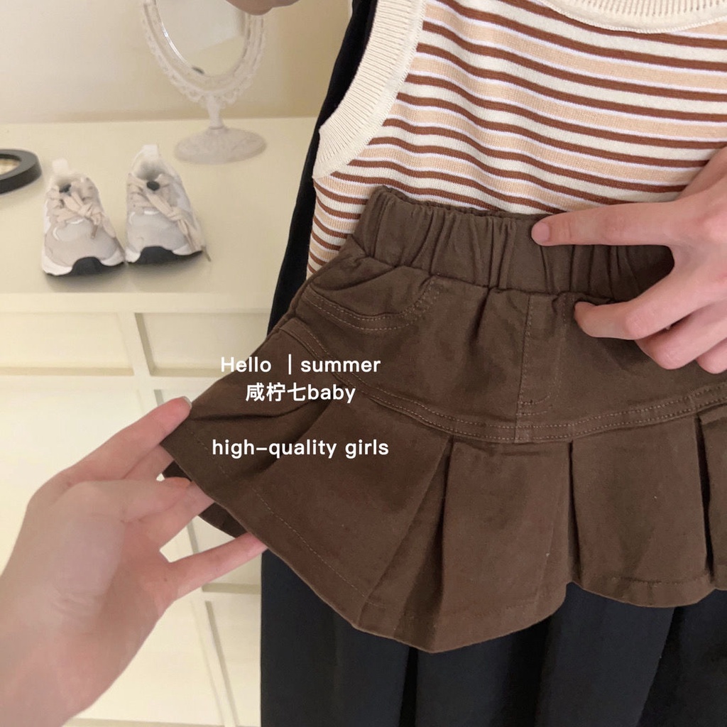 Áo Ba Lỗ Kẻ Sọc Thời Trang Hè Hàn Quốc Đáng Yêu Dành Cho Bé Gái 2023