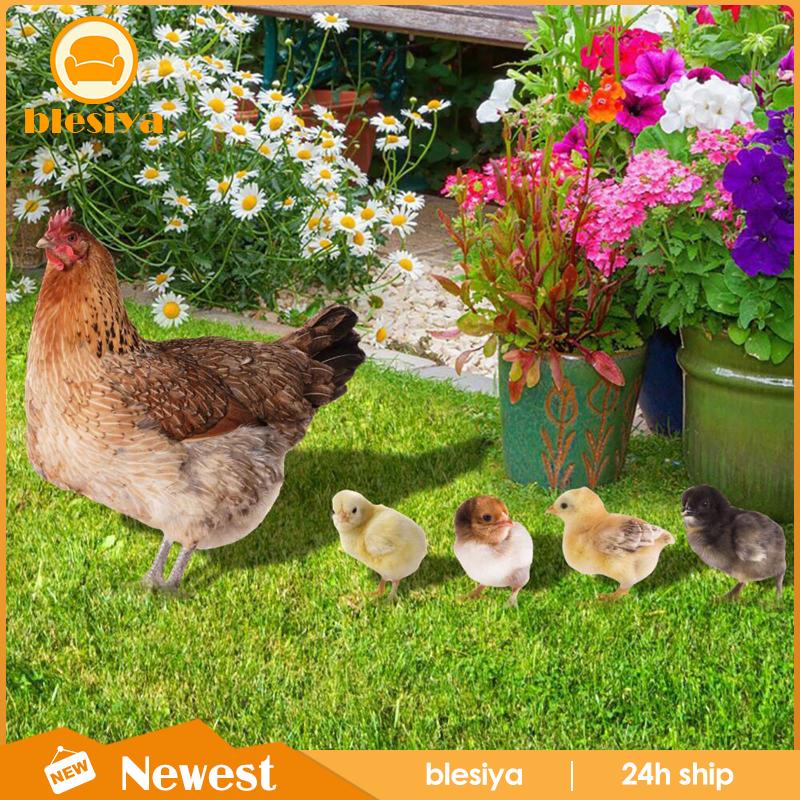 Mô Hình Điêu Khắc Gà Trang Trí Sân Vườn