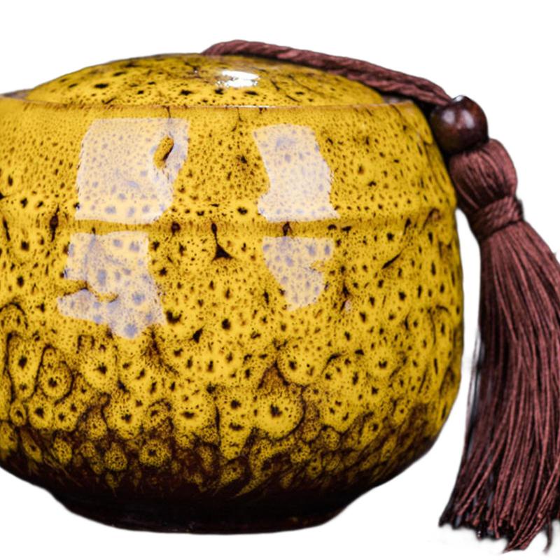 Hộp Đựng Trà Bằng Sứ Có Nắp Đậy Kín Khí