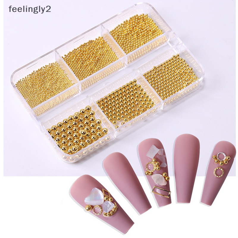 [Hàng Có Sẵn] Hạt Đính Móng Tay 3D Mini Bằng Thép