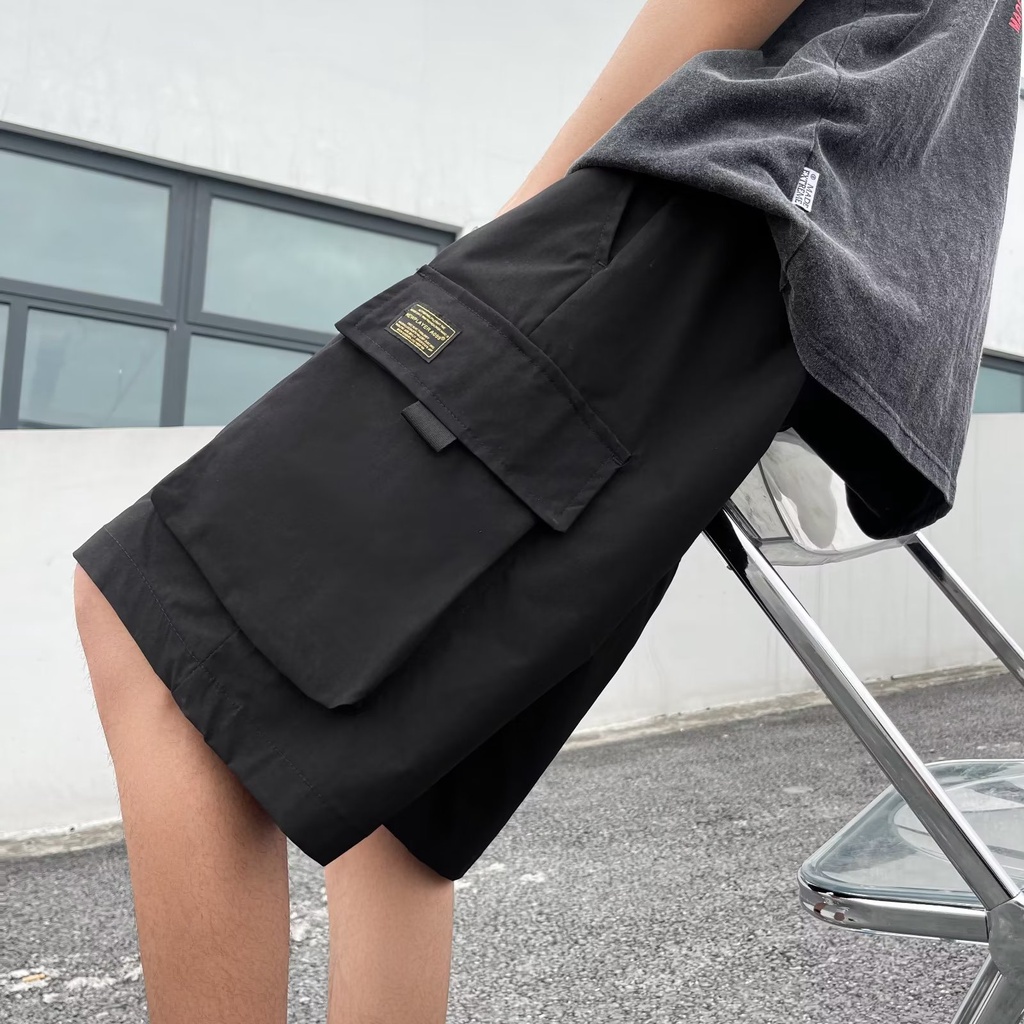 Quần Short Kaki Ống Rộng Thời Trang Cá Tính Cho Nam