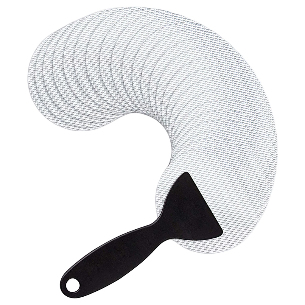 1 Bộ Miếng Dán Nhà Tắm Bằng PEVA Trong Suốt Chống Trượt Kèm Dụng Cụ Nạo Tiện Dụng