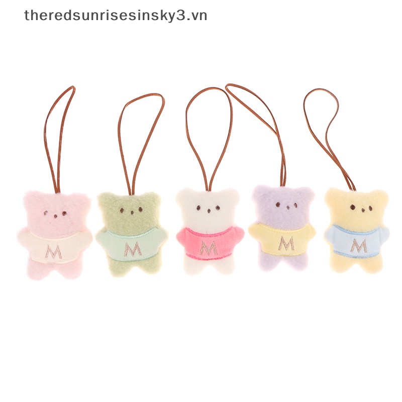 Móc Khóa Hình Gấu Bông Dễ Thương Chống Mất Tên # #