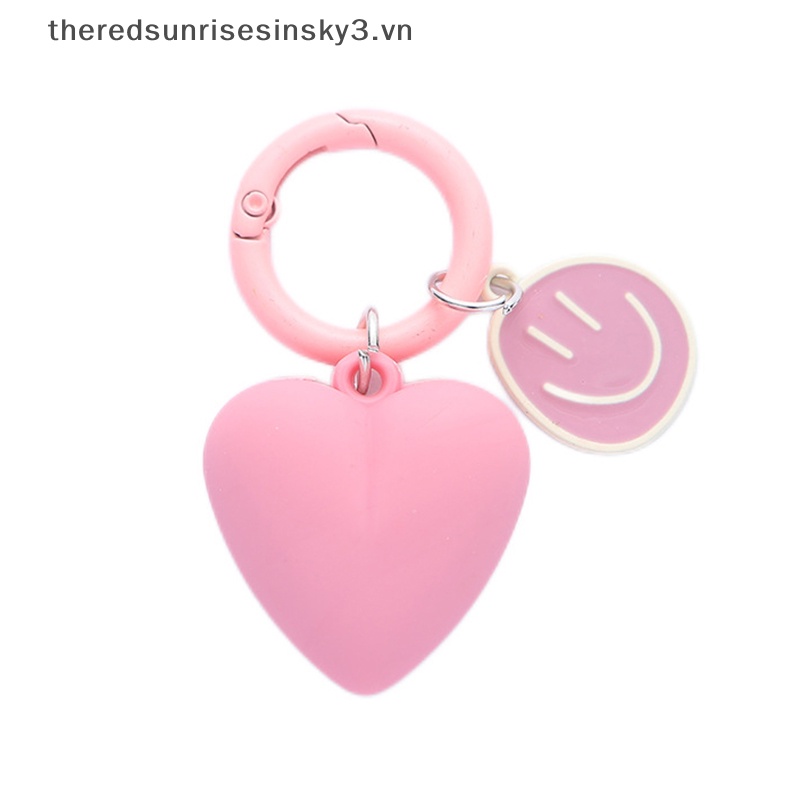 # # Móc Khóa Mặt Dây Chuyền Hình Trái Tim Nhám Sáng Tạo Thời Trang Thích Hợp Làm Quà Tặng Cho Cặp