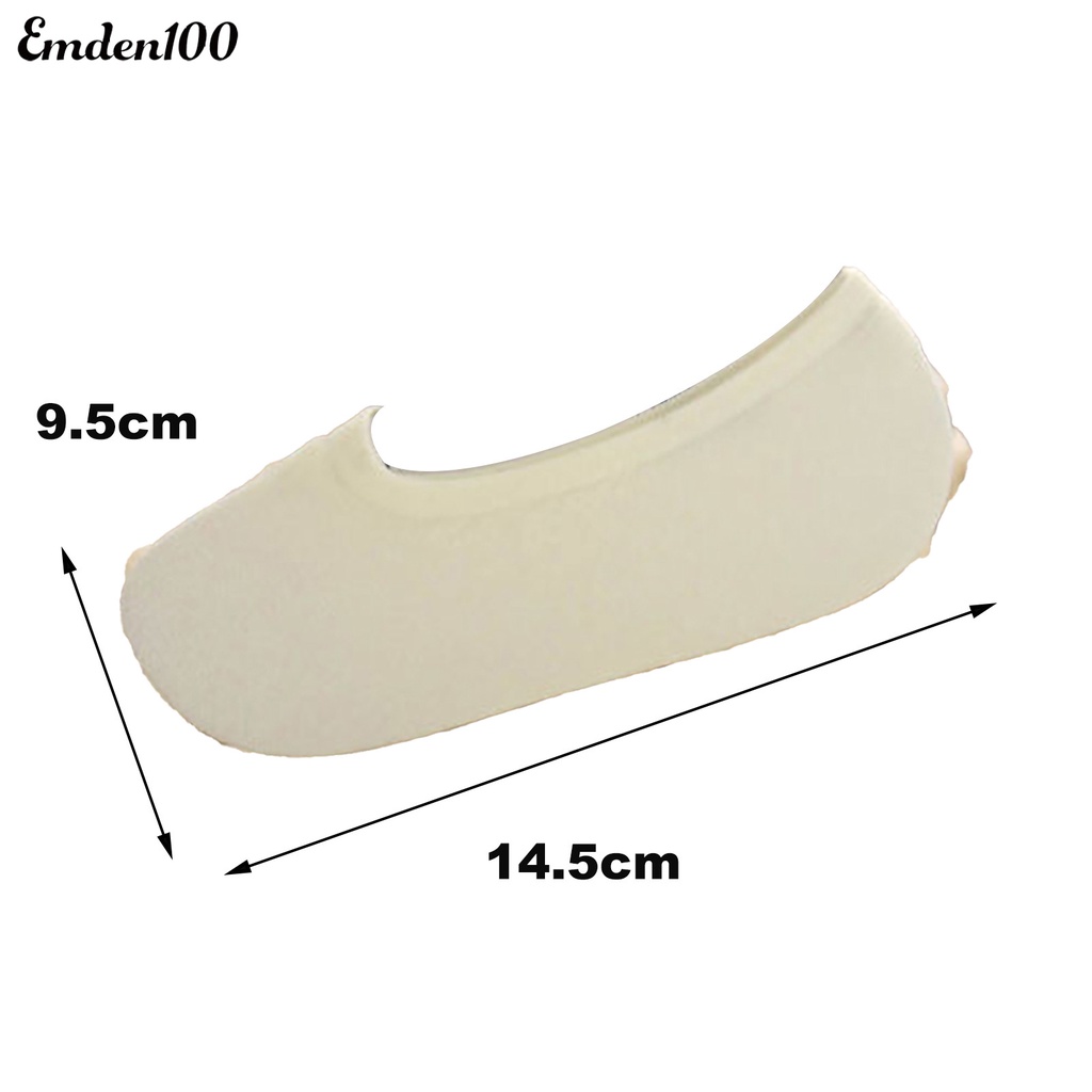 1 Đôi Tất Ngắn Chống Trượt Thoáng Khí Màu Sắc Đơn Giản Cho Nữ