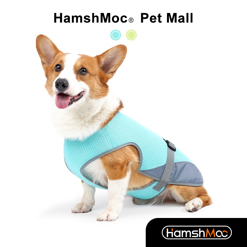 HamshMoc Áo Vest Phản Quang Chống Nắng Làm Mát Mùa Hè Thoải Mái Dễ Sử Dụng Huấn Luyện Chó Ngoài Trời
