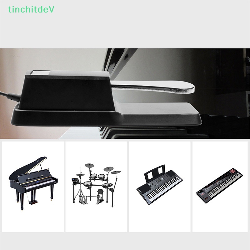 Bàn Đạp Giảm Sốc Phân Cực Kèm Công Tắc Phân Cực Cho Đàn Piano Điện