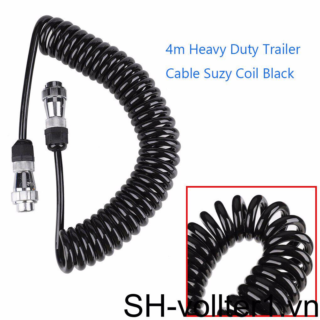 Dây Cáp Màu Đen Dài 4m 4m Chống Thấm Nước Cho Xe Tải