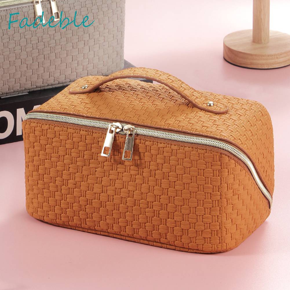 Túi Đựng Mỹ Phẩm Đa Năng Có Khóa Kéo Tiện Dụng Cho Nữ