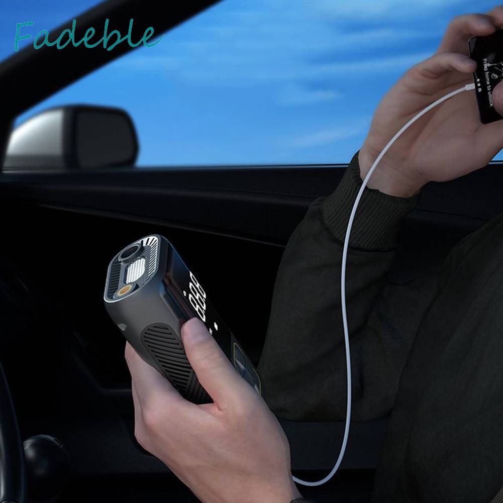 Máy Bơm Lốp Xe Điện Mini 4000mAh 150PSI Type-C USB