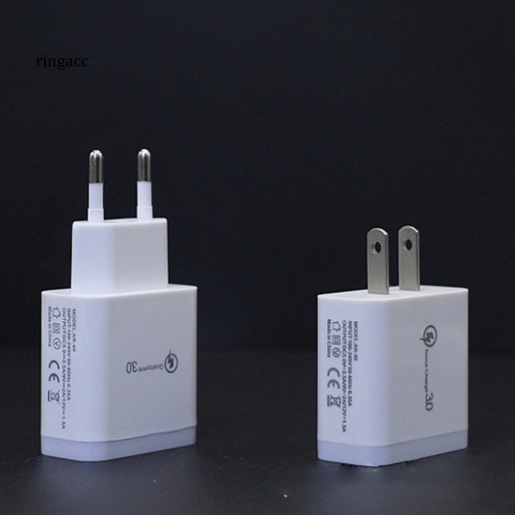 Cốc Sạc Nhanh Một Cổng USB 5V 35A QC30 Cho Điện Thoại / Máy Tính Bảng