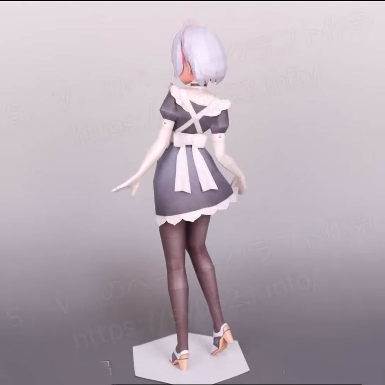 Mô hình giấy anime girl Anime Game  Noelle in Maid dress