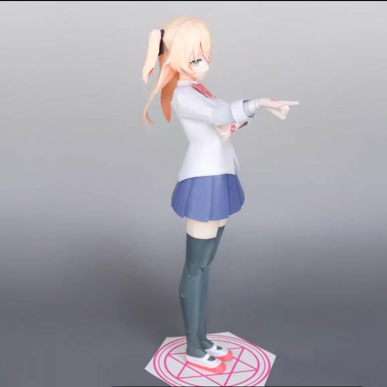 Mô hình giấy anime girl Anime Game  Fischl in School Uniform