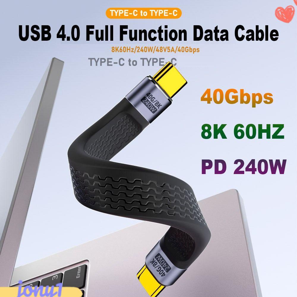 JONYE Dây Cáp Sạc Nhanh USB 4.0 Loại C 40Gbps 8K 60HZ Chip Điện Thoại