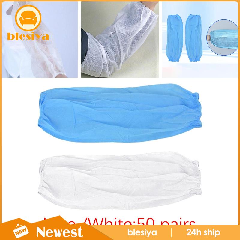 Set 100 Găng Cánh Tay Bảo Vệ Bằng Vải Không Dệt Sử Dụng Một L