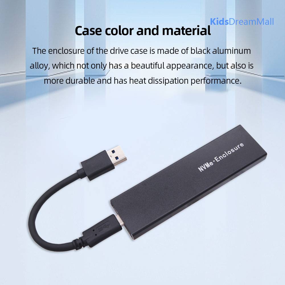 Vỏ Ổ Cứng Ngoài SSD M2 USB 3.1 Gen 2 RTL9210B