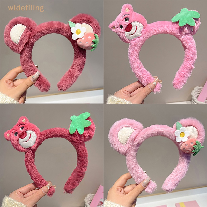 Băng Đô Tai Gấu / Ếch Hồng Bằng Lông Cừu Dễ Thương Dành Cho Bé Gái Hóa Trang