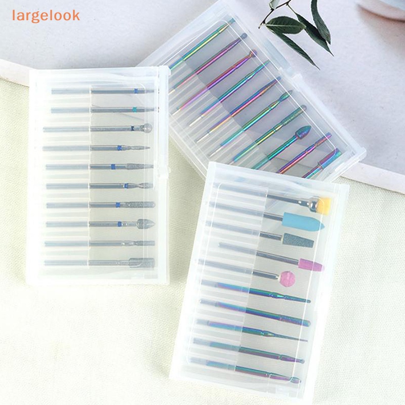 Set 10 Mũi Khoan Kim Cương Chuyên Dụng Cho Trang Trí Móng Tay