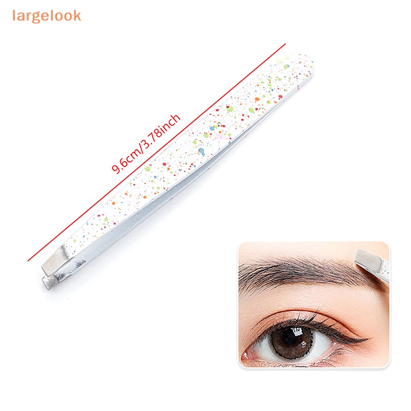 1 Nhíp Nhổ Lông Mày Bằng Thép Không Gỉ Nhiều Màu Sắc