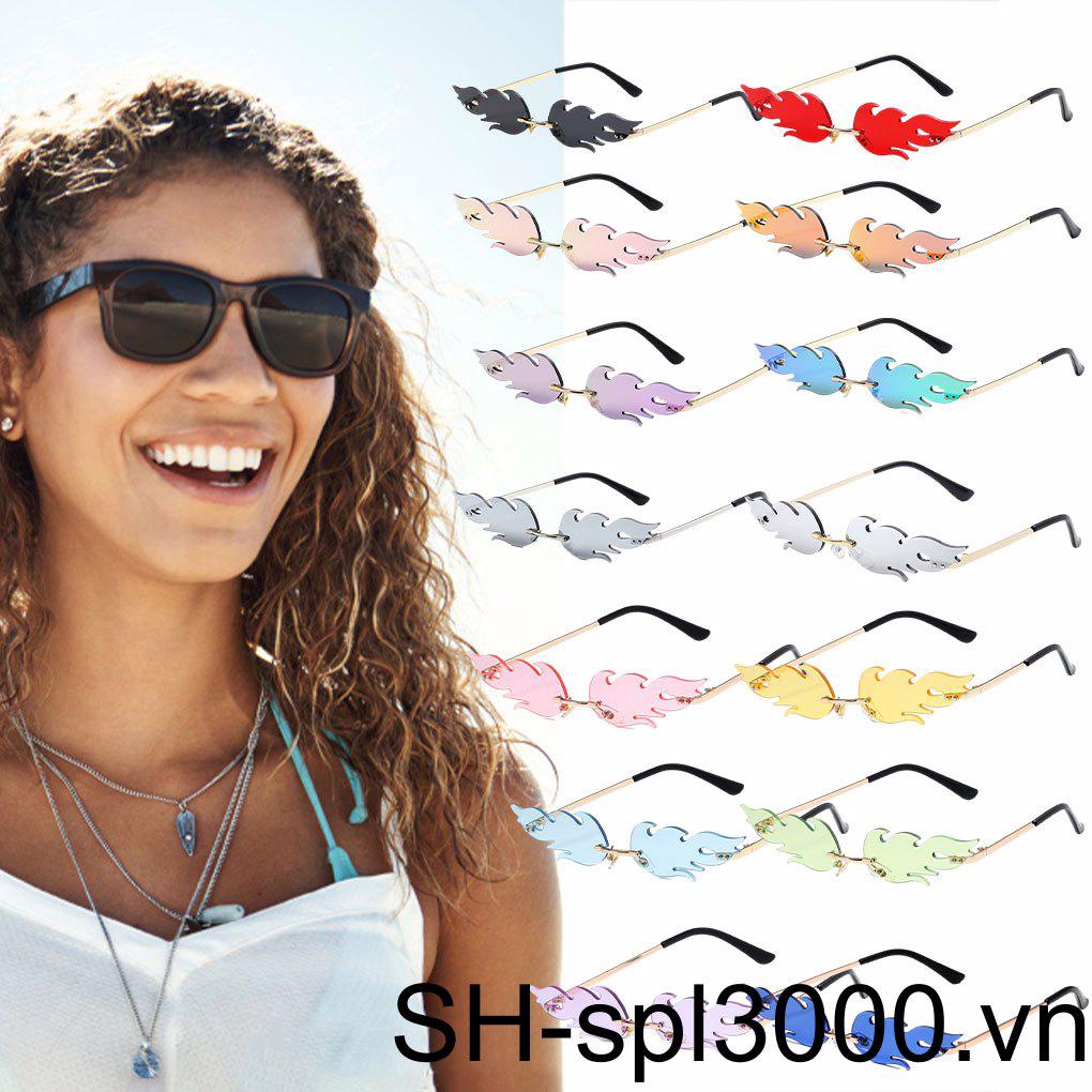 Kính Mát Không Gọng Chống Gió Chống Nước Thoáng Khí Thời Trang