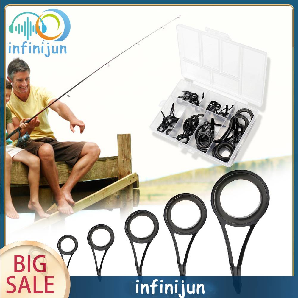 Set 35 Vòng Inox Cố Định Cần Câu Cá Chuyên Dụng