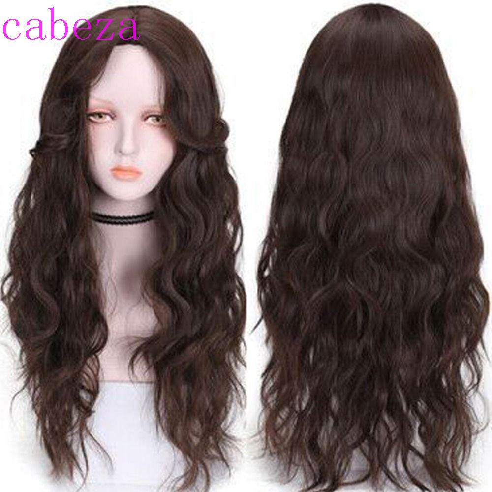 CABEZA Tóc Mái Giả Xoăn Dài Vô Hình Tự Nhiên Dành Cho Nữ