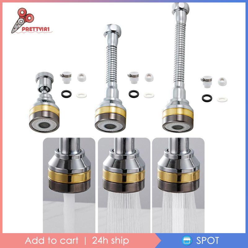 Vòi Nước Nối Dài Linh Hoạt Xoay 360 Độ 3 Chế Độ Tiện Dụng Cho Bồn Rửa Nhà Bếp