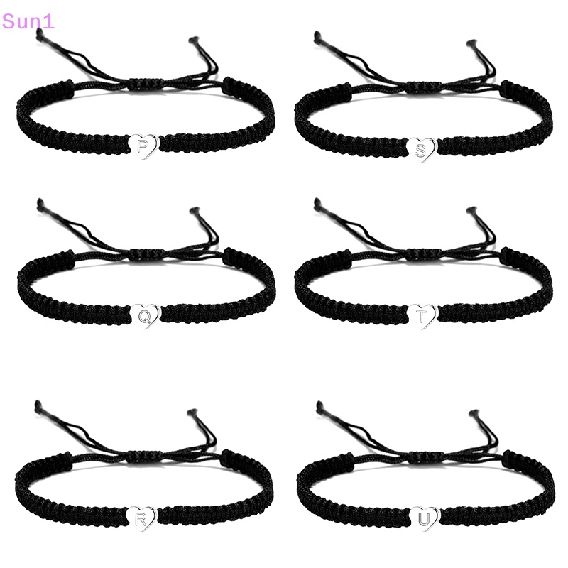 Vòng Tay Dây Bện Mặt 26 Chữ Cái A-Z Thời Trang Dành Cho Nữ