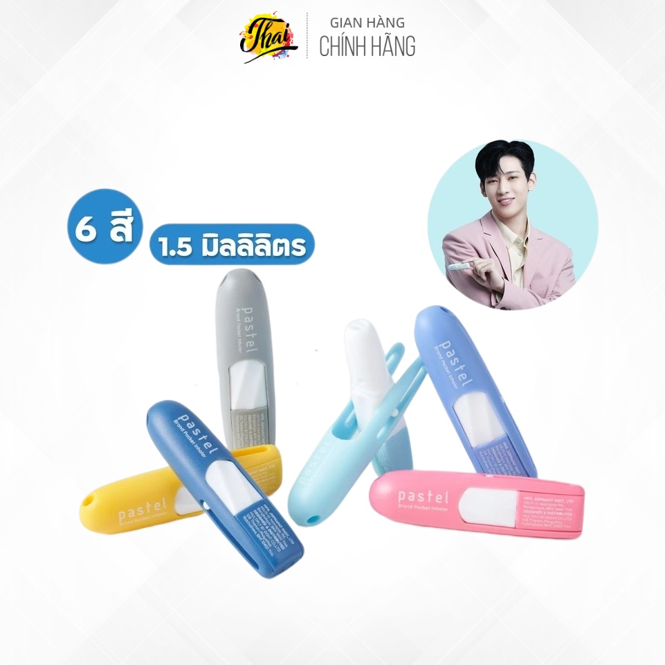 Ống hít thông mũi Pastel Pocket Inhaler Thái Lan