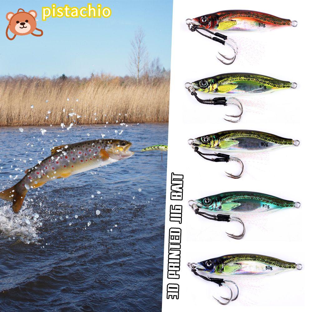 PISTA Mồi Câu Cá Giả Bằng Kim Loại Nhiều Màu Sắc 40G