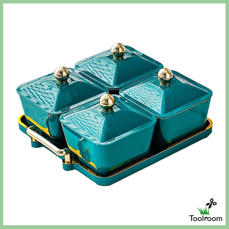 Khay Đựng Trái Cây Khô Kèm Giá Đỡ Tháo Rời Được Tiện Lợi Dành Cho Nhà Bếp