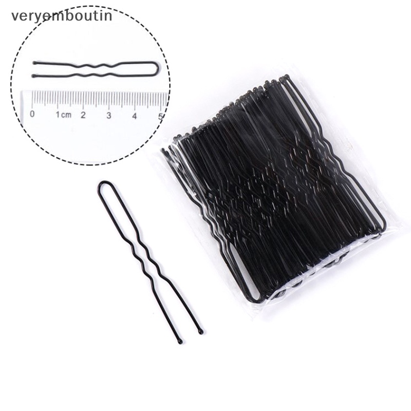 Set 50 Kẹp Tóc Chữ U Màu Vàng Kim Tạo Kiểu Tóc Thời Trang Cho Nữ