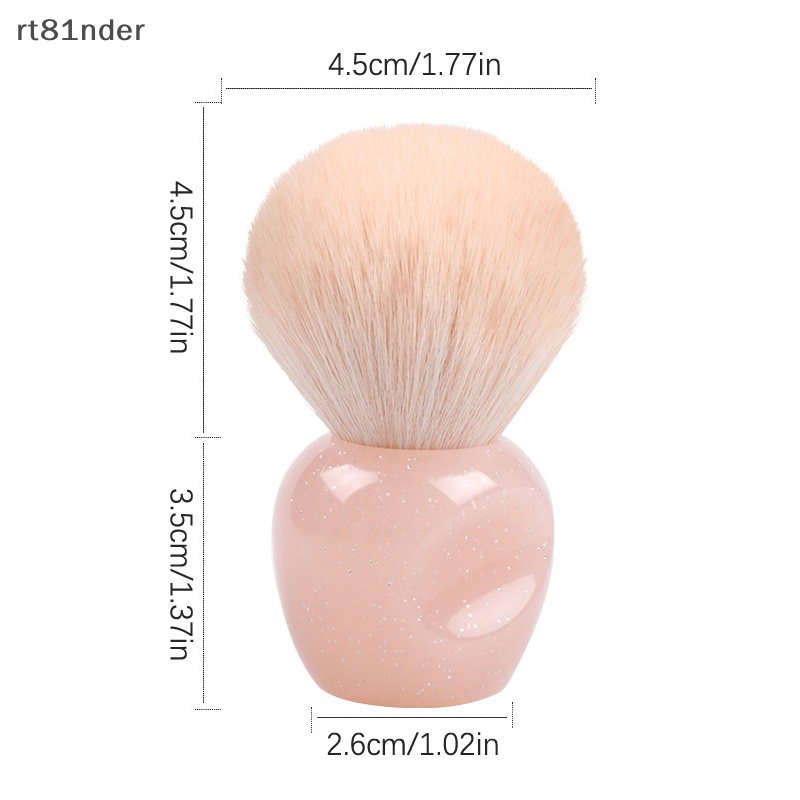 Rt Cọ Vẽ Móng Tay Gel Pha Lê Trong Suốt Hình Nấm